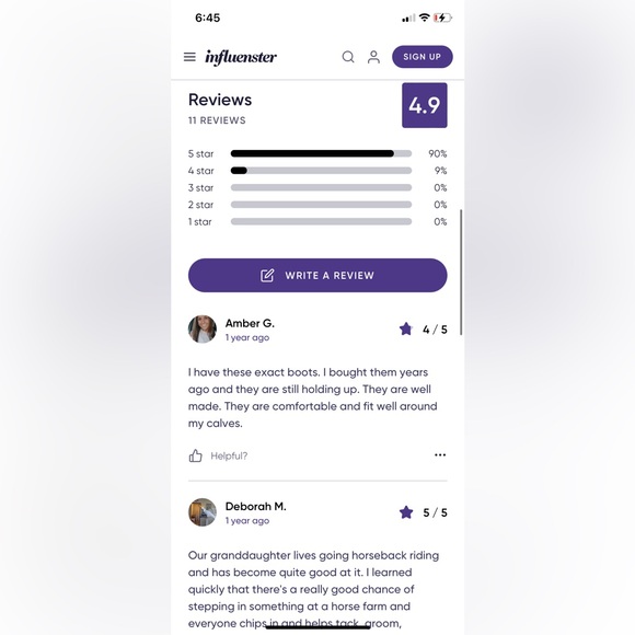 Ariat Women's Legend Leather Western Cowboy Boots - Size 9B - Picture 10 of 11